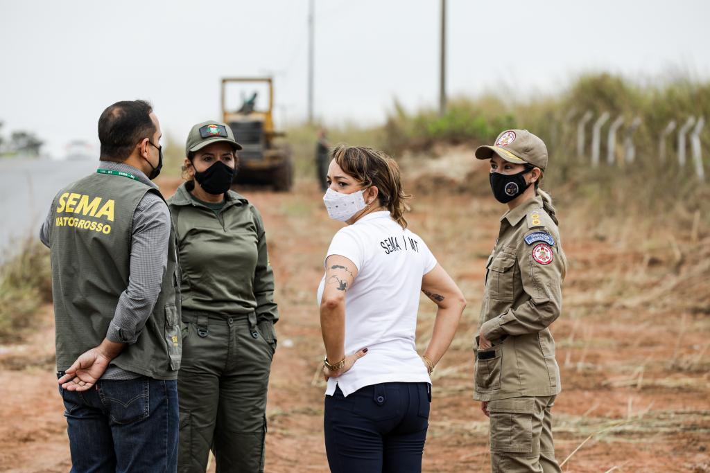 Estado inicia construção de aceiros no entorno da área urbana que receberá obra do Jardim Botânico