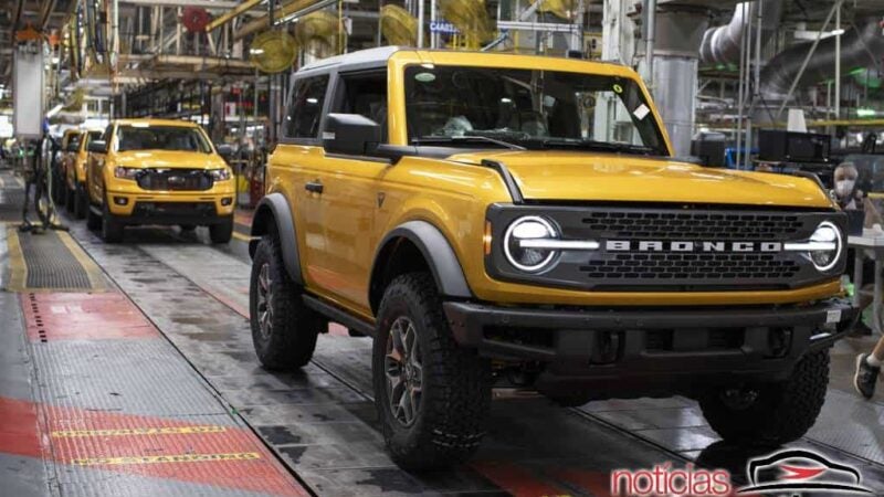 Ford Bronco finalmente começa a ser produzido nos EUA