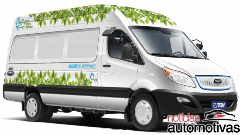 JAC iEV750V surge como primeiro furgão elétrico de grande porte
