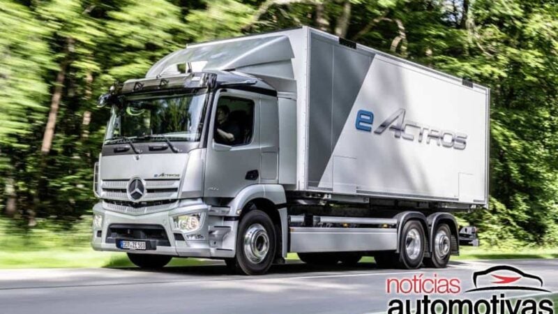 Mercedes-Benz eActros é o primeiro caminhão elétrico da marca