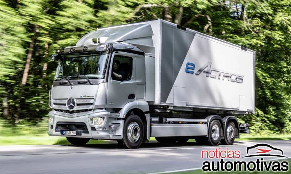 Mercedes-Benz eActros é o primeiro caminhão elétrico da marca