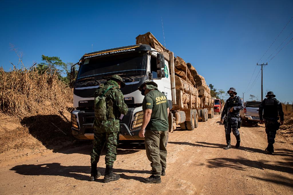 Operação Amazônia aplica R$ 938 mil em multas por desmatamento ilegal em sete propriedades de Marcelândia