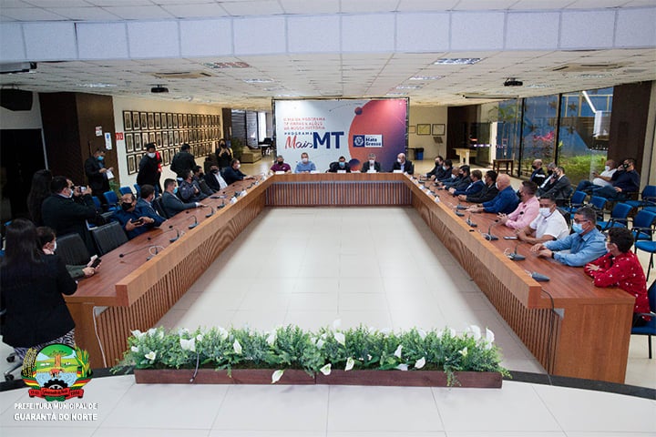 O Prefeito de Guarantã do Norte Érico Stevan Cumpre agenda na capital do estado Cuiabá