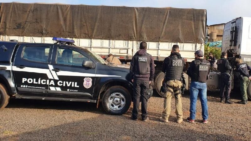 Organização criminosa desmantelada pela Polícia Civil movimentou R$ 6 milhões com furtos e roubos de cargas