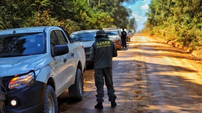 Operação Amazônia interrompe extração ilegal de madeira na Reserva Guariba Roosevelt