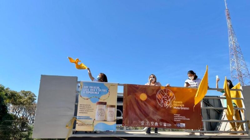 Saúde Estadual apoia carreata de conscientização ao aleitamento materno