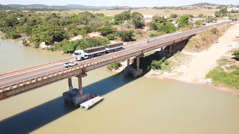 DNIT inicia obras de recuperação de ponte importante para o escoamento da safra de Mato Grosso