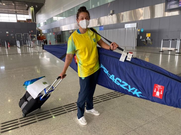 OLIMPÍADAS – Revelada em MT, canoísta Ana Sátila é primeira atleta do Brasil a chegar ao Japão