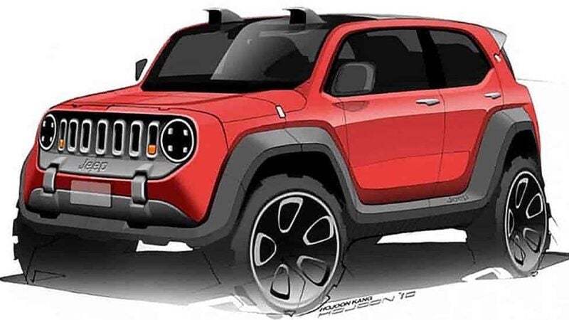 Jeepinho abaixo do Renegade será totalmente elétrico