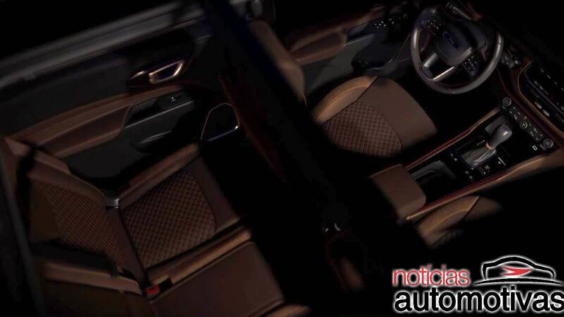 Novo Jeep Commander 2022 tem interior revelado em teaser