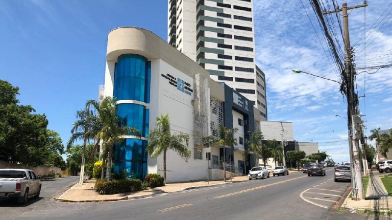Prédio do MT Saúde passa por desinfecção nesta terça-feira (27)
