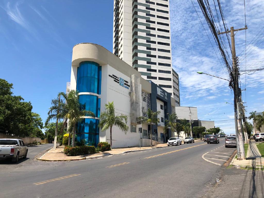 Prédio do MT Saúde passa por desinfecção nesta terça-feira (27)