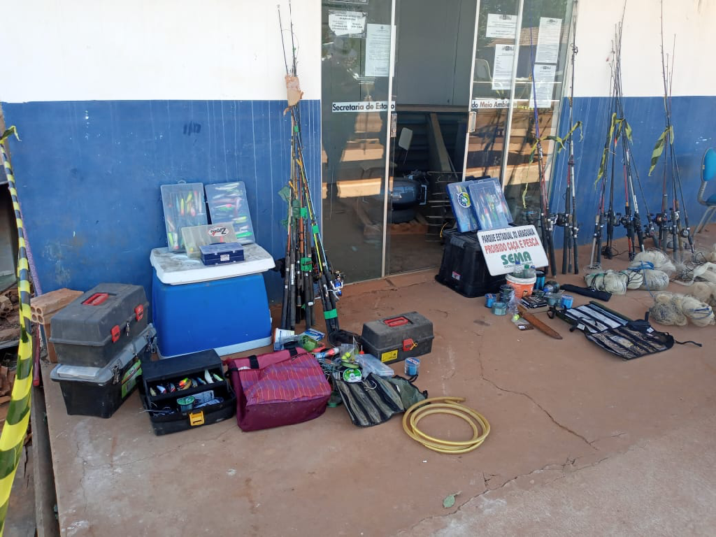 Sema e PM apreendem pescado e carne de caça durante operação no Araguaia