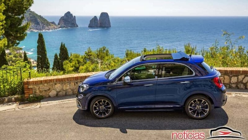 Fiat 500X Yatching comemora reabertura da Europa com teto aberto