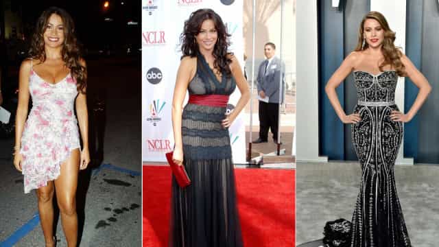 A evolução do estilo de Sofia Vergara em 20 anos