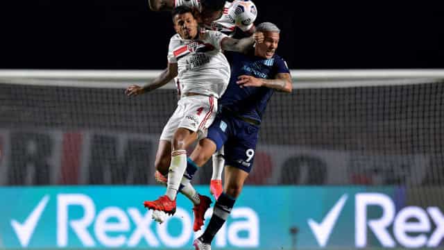 São Paulo fica no 1 a 1 com o Racing pela Libertadores