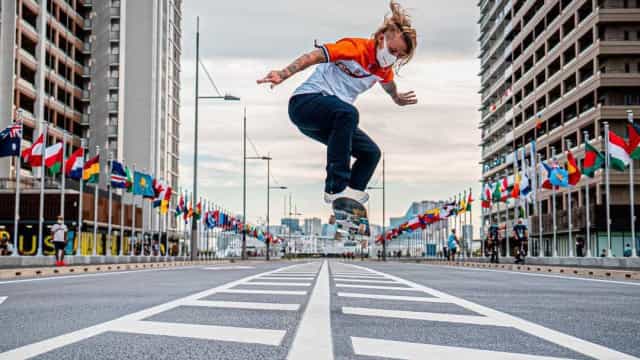 Skatista holandesa é diagnosticada com covid-19 e está fora dos Jogos de Tóquio