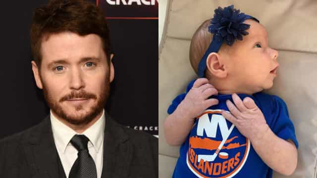 Kevin Connolly e a filha recém-nascida infetados com Covid-19