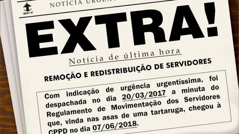 300 trabalhadores do IFMT aguardam remoção e redistribuição
