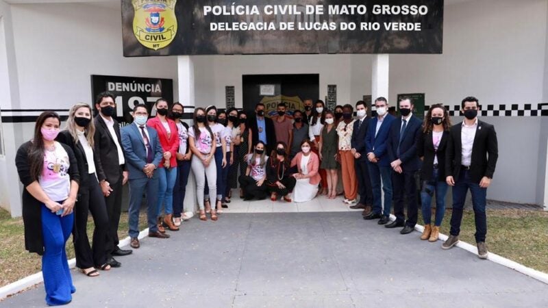 Virginia Mendes visita Núcleo da Mulher, Criança, Adolescente e Idoso em Lucas do Rio Verde