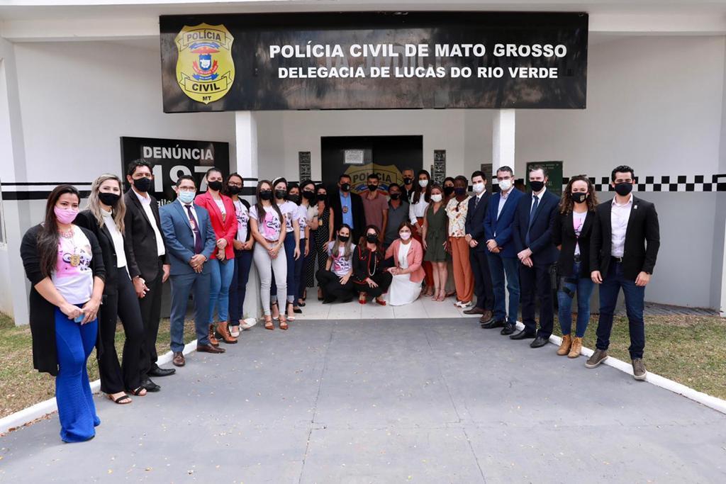 Virginia Mendes visita Núcleo da Mulher, Criança, Adolescente e Idoso em Lucas do Rio Verde