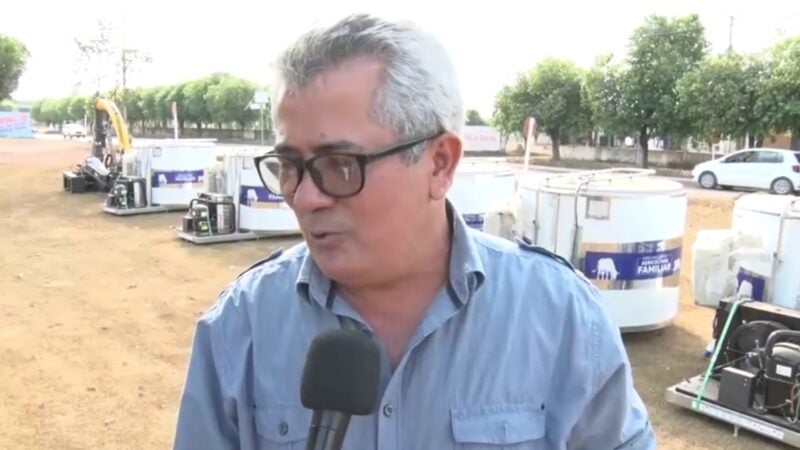 Vereador Zilmar participa da entrega de resfriador de leite para pequenos produtores