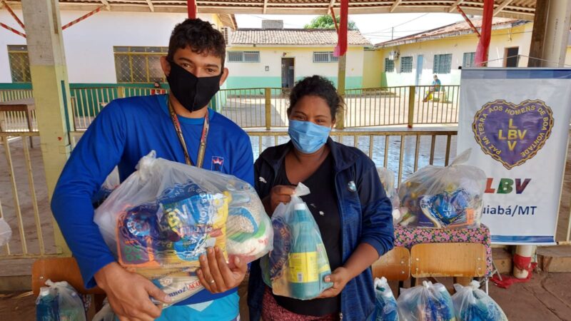 Rede Sociedade Solidária da LBV no combate aos impactos da pandemia distribui mais de 2 toneladas e meia em doações na Grande Morada da Serra (CPA)