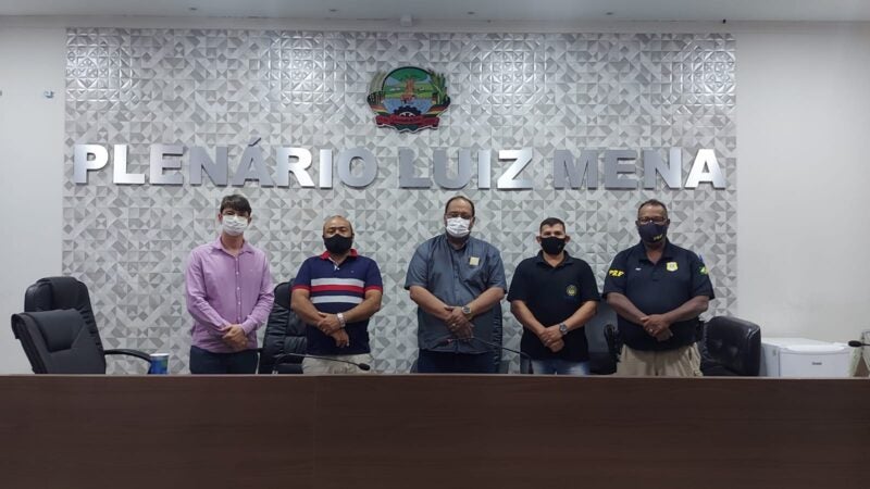 Em Guarantã Polícia Rodoviária Federal se reúne com autoridades para tratar sobre o a realidade do Trânsito no município