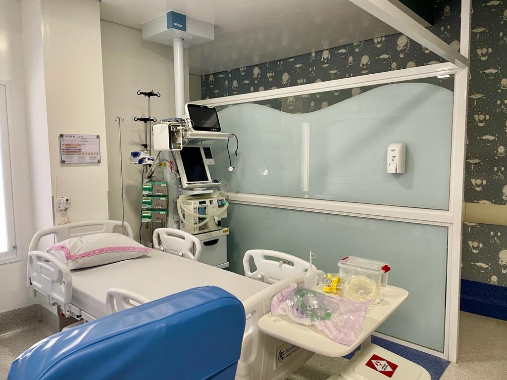 Em parceria com Governo de MT, Hospital de Câncer inaugura 10 novos leitos de UTI pediátrica