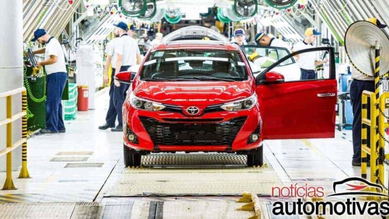 Toyota: sem chips, japonesa suspenderá produção em Sorocaba
