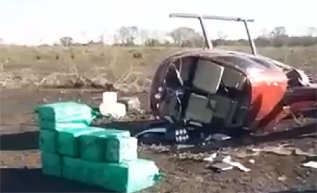 Sargento é preso e confessa ter pilotado helicóptero com quase 300 kg de droga