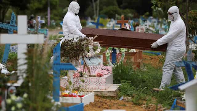 País registra 313 mortes por Covid em 24 h e mais de 12 mil casos