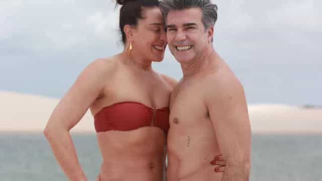 Cláudia Raia se declara: "Viver ao teu lado é um presente do universo"