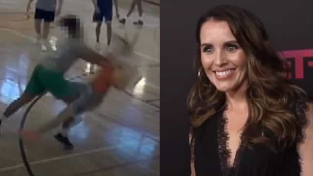 Filho da atriz Allyssa Brooke é espancado em jogo de basquete