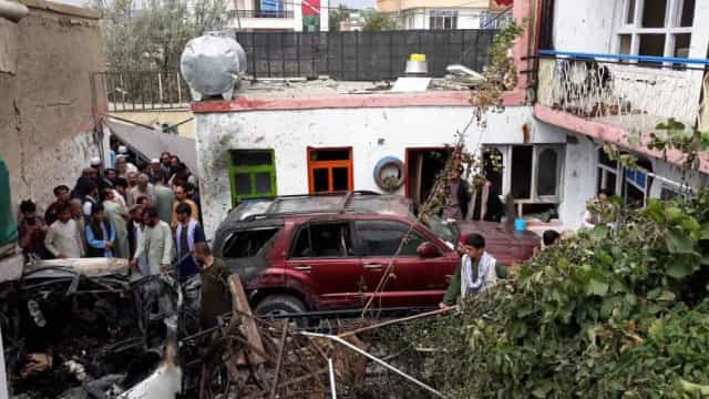 Divulgadas fotos do local onde caiu drone dos EUA. Crianças entre vítimas