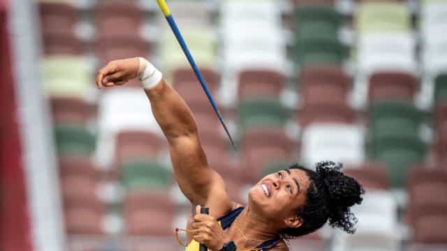 Com recorde das Américas, Raissa Machado é prata no lançamento de dardo