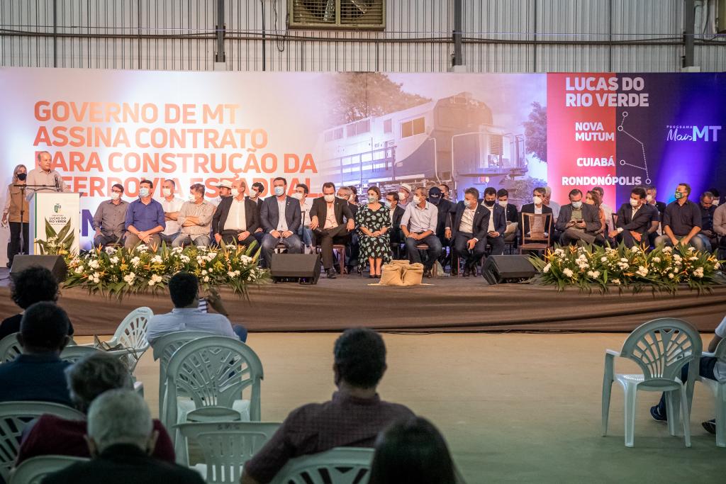 1ª Ferrovia Estadual vai impactar 26 municípios que concentram 41% da produção de grãos de MT