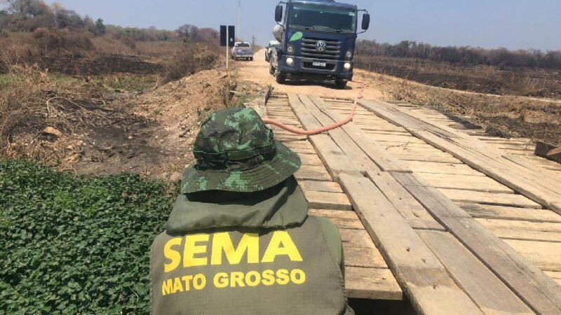 Estado começa a distribuição de água para os animais do Pantanal