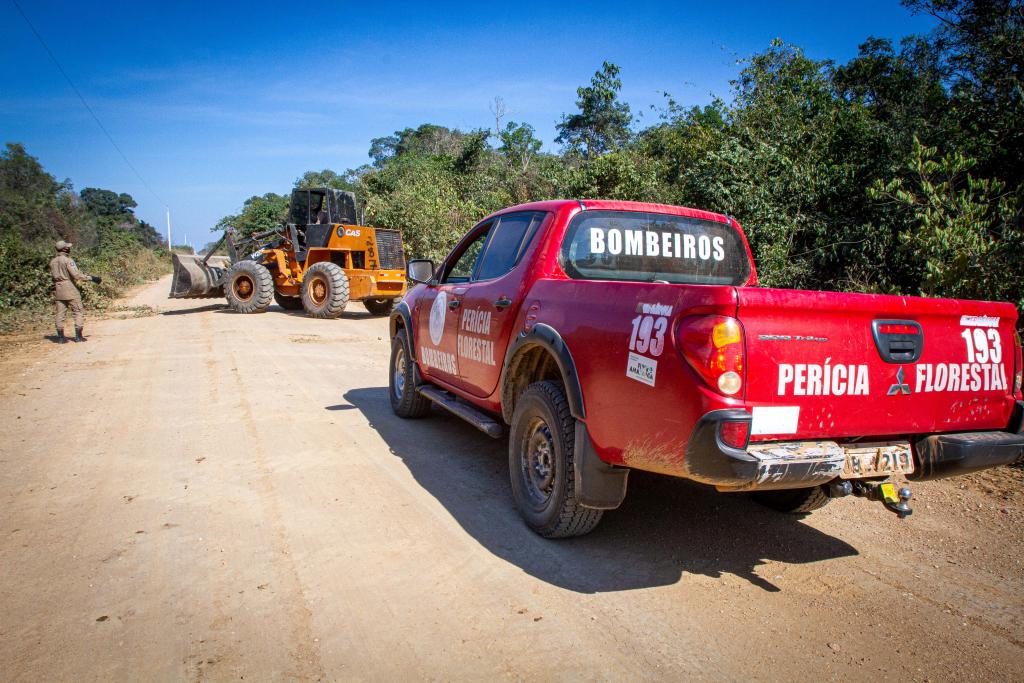 Perícia aponta que incêndio no Parque Estadual Encontro das Águas foi causado após queda de raio