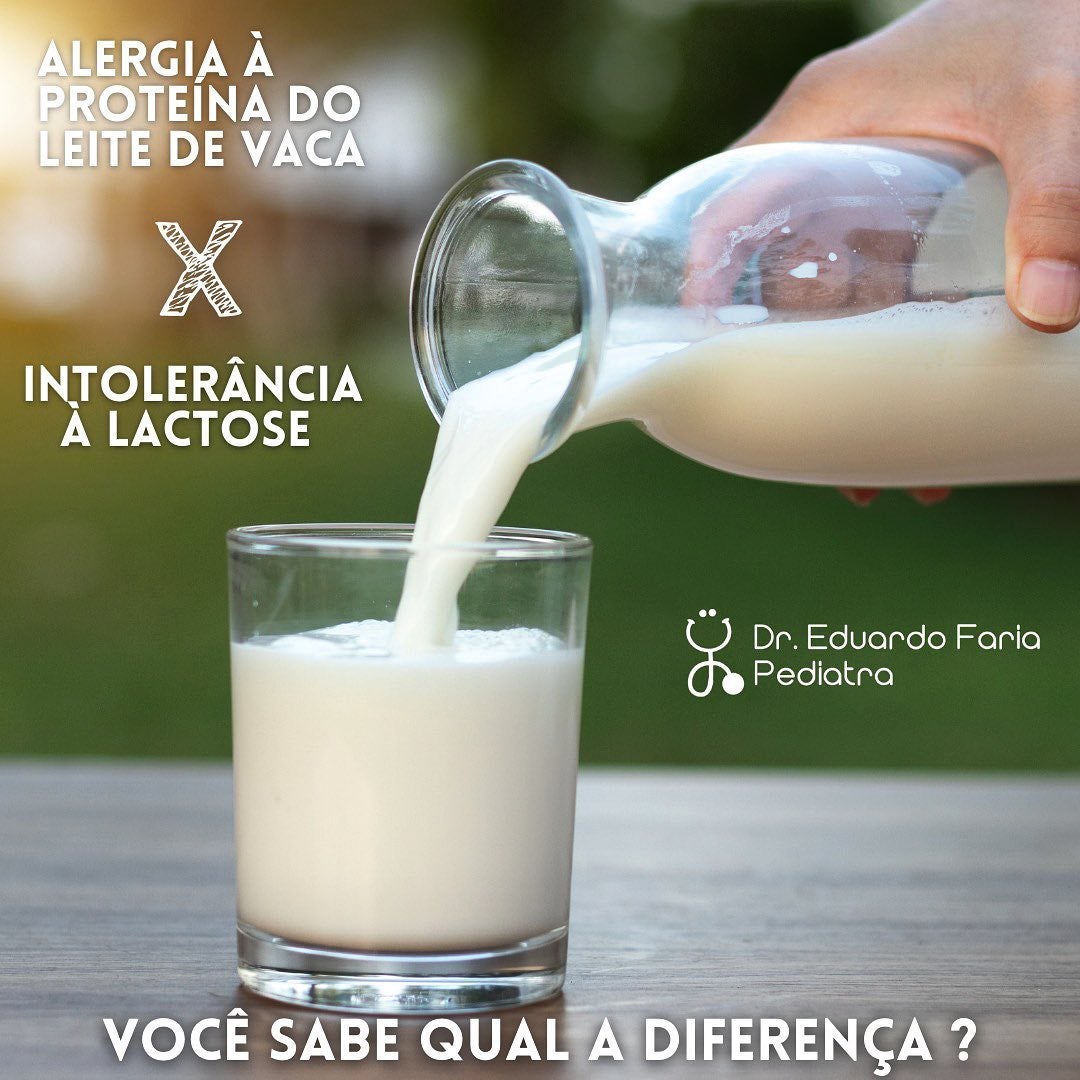 Intolerância à lactose não é alergia à proteína do leite de vaca; Centro Médico Domingos Salomão
