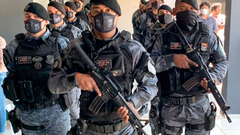 Três indivíduos foram alvejados pela Força Tática de Guarantã do Norte e vieram a óbito