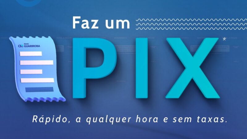 Usuários das concessionárias da Aegea MT/PA podem pagar contas de água e esgoto via PIX