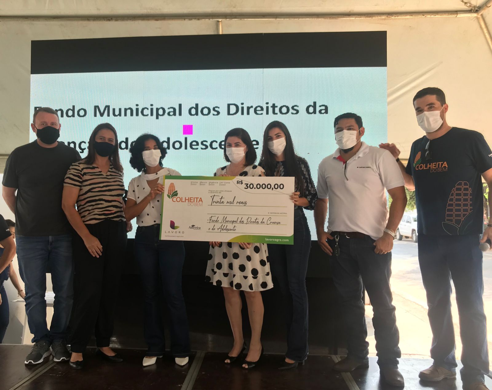 Três entidades de Vera são contempladas pelo Projeto Colheita do Bem com cerca de R$ 230 mil reais