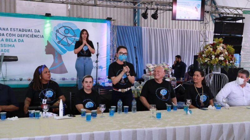 Primeira-dama de MT participa da abertura da ‘1ª Semana Estadual da Pessoa com Deficiência’ em Vila Bela