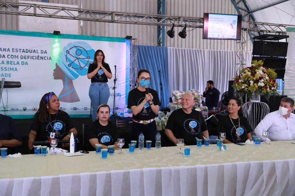 Primeira-dama de MT participa da abertura da ‘1ª Semana Estadual da Pessoa com Deficiência’ em Vila Bela