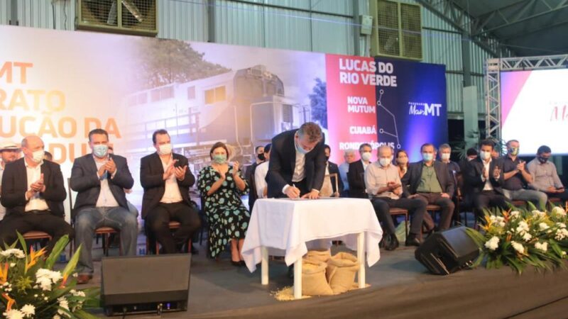 1ª Ferrovia Estadual vai gerar mais de 230 mil empregos diretos e indiretos durante a construção em MT