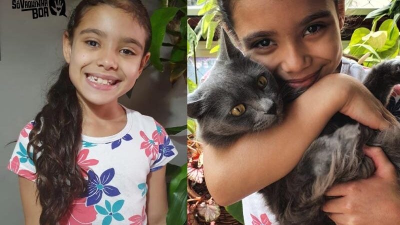 Menina de 8 que quer ser veterinária pede ajuda para cirurgia de catarata