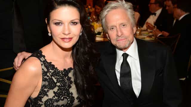 A troca de carinhosas palavras de Michael Douglas e Catherine Zeta-Jones
