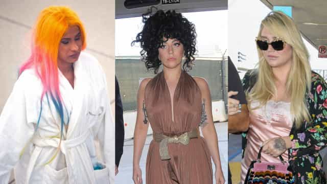 Looks estranhos que os famosos usaram no aeroporto