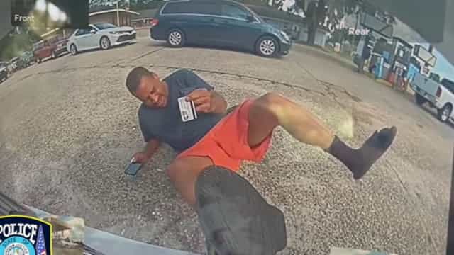 Câmeras provam que homem mentiu ao alegar ter sido atropelado por carro